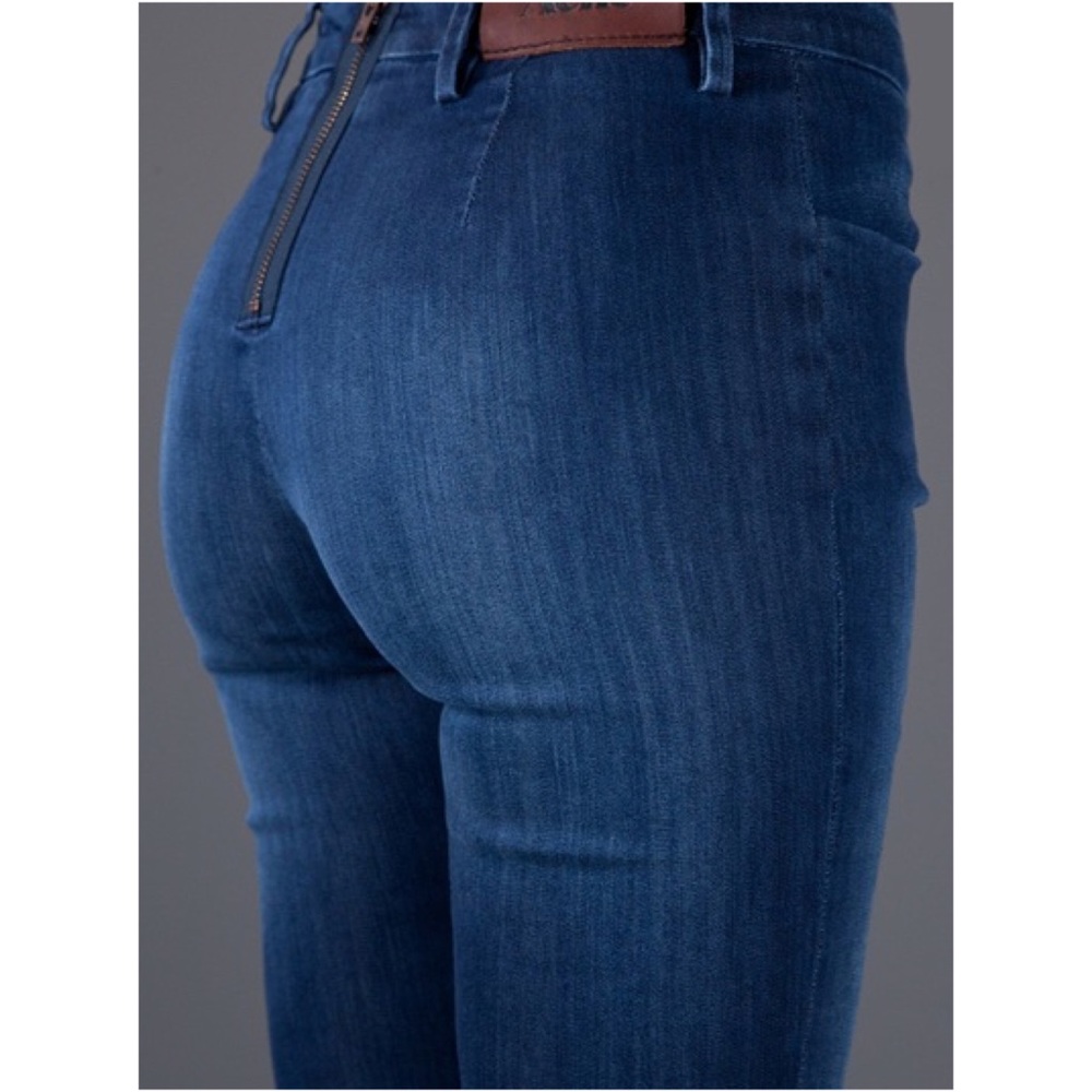 Acne Skin Zipper Back Jeans